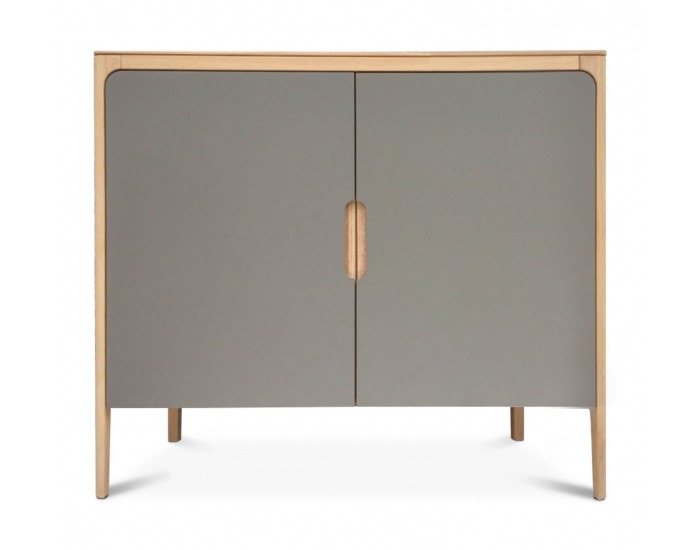 Komoda Como 2D - jadrový buk / fólia Fenix