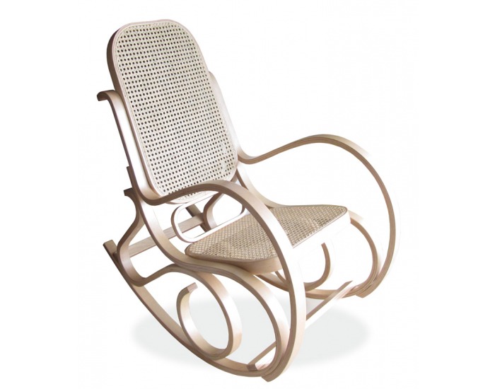 Rustikálne hojdacie kreslo Gordon - buk