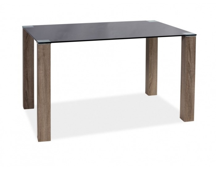 Jedálenský stôl Orso - dub sonoma / čierna