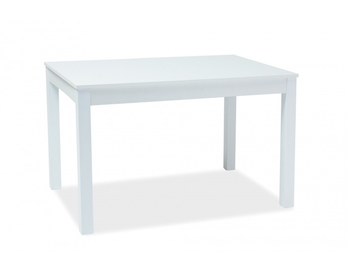 Rozkladací jedálenský stôl Prism - biela