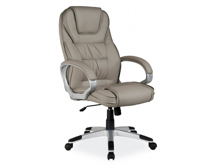 Kancelárske kreslo s podrúčkami Q-031 - sivá