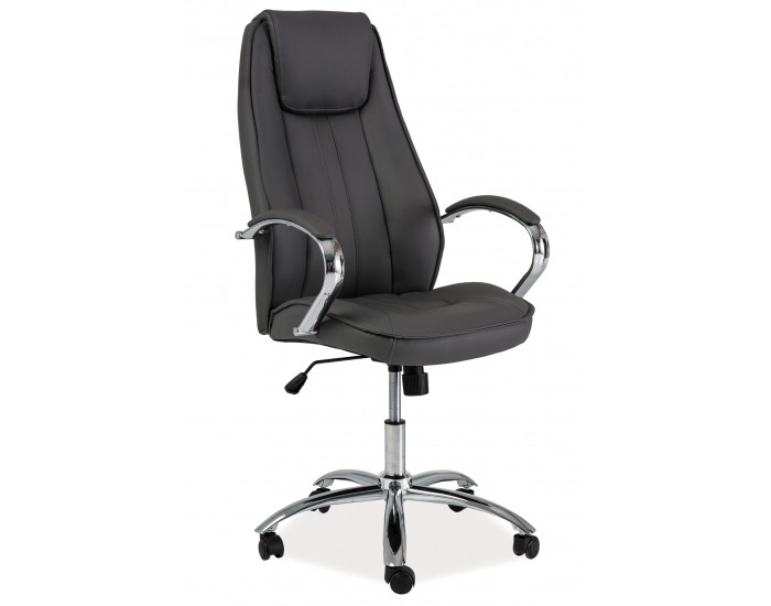 Kancelárska stolička s podrúčkami Q-036 - sivá