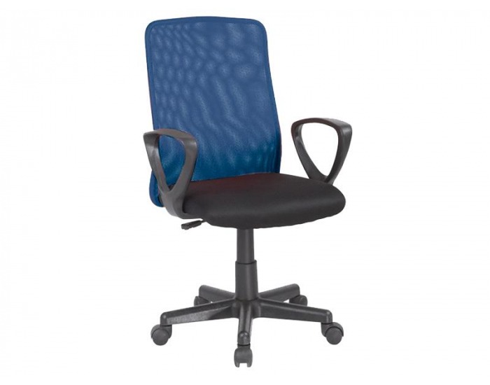 Kancelárska stolička Q-083 - modrá / čierna