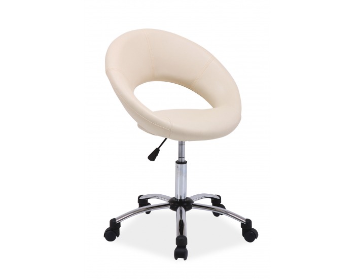 Kancelárska stolička Q-128 - krémová