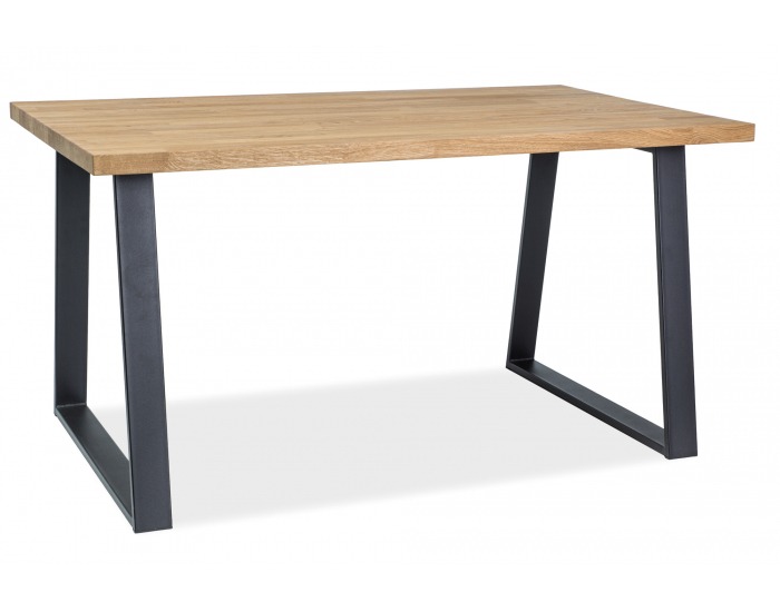 Jedálenský stôl Ronaldo - dub / čierna