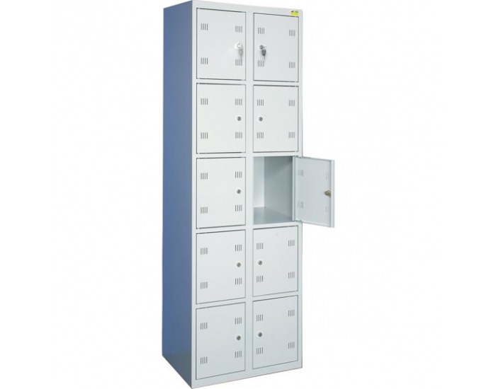 Boxová šatňová skriňa SK300-010 - svetlosivá