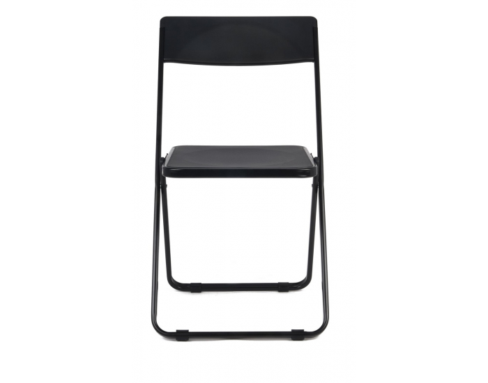 Skladacia stolička Smily - čierna