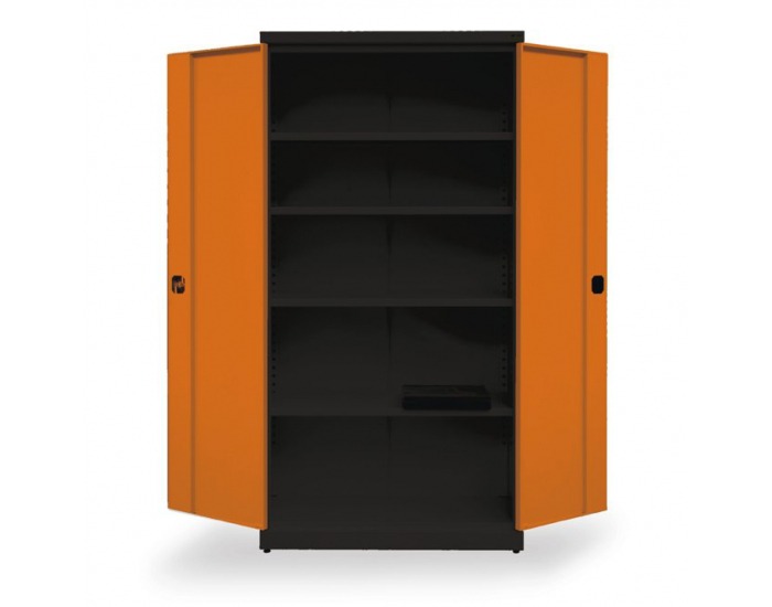 Skriňa na náradie so zámkom SN 1950X880X535 30 - grafit / oranžová
