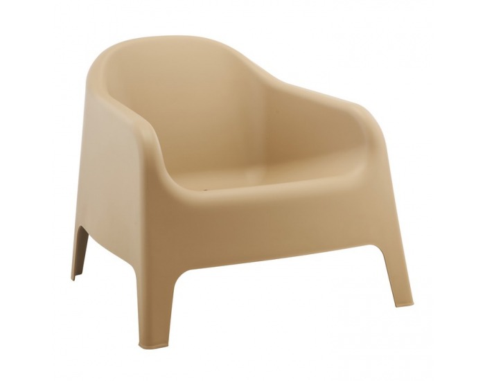 Záhradné stohovateľné kreslo Sokra New - hnedá