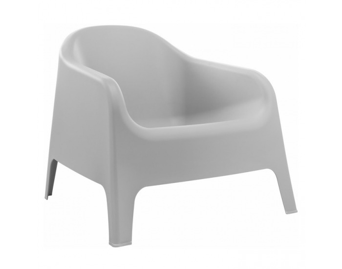 Záhradné stohovateľné kreslo Sokra New - sivá