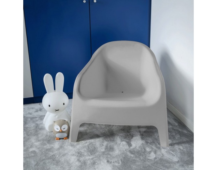 Záhradné stohovateľné kreslo Sokra New - sivá