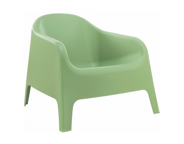 Záhradné stohovateľné kreslo Sokra New - zelená