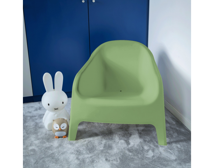 Záhradné stohovateľné kreslo Sokra New - zelená