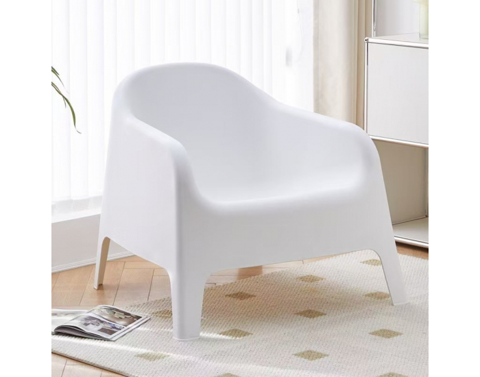 Záhradné stohovateľné kreslo Sokra - biela