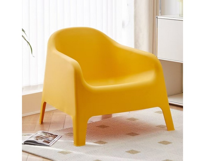 Záhradné stohovateľné kreslo Sokra - žltá