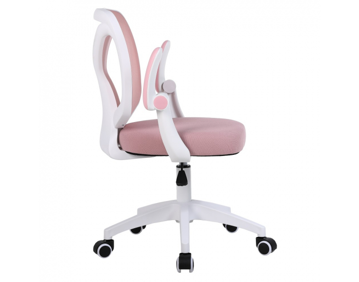 Kancelárska stolička Solari - ružová / biela