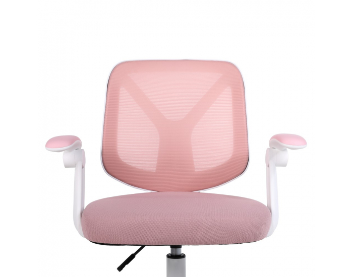 Kancelárska stolička Solari - ružová / biela