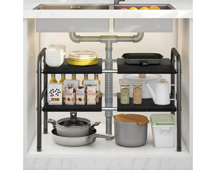 Regál Somer - čierna