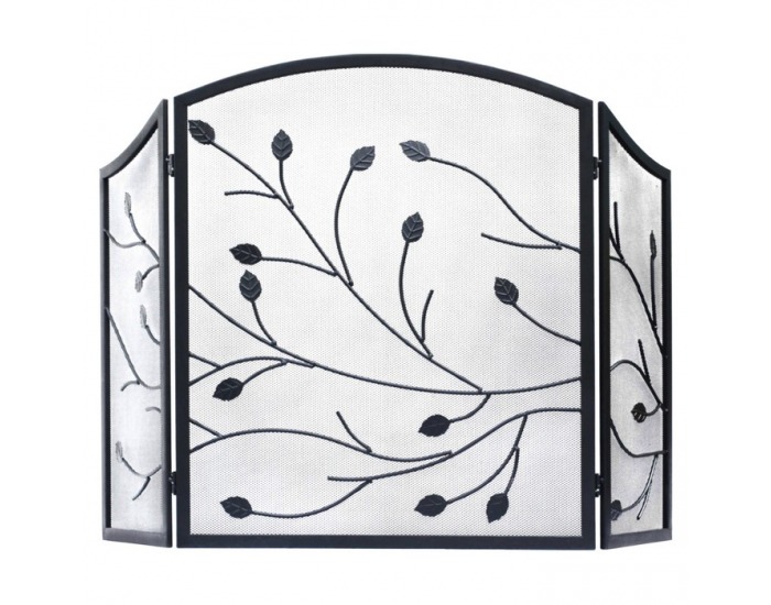 Krbový paravan Sonajin - čierna