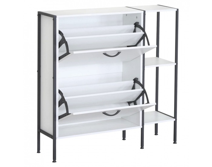 Botník (skrinka na topánky) Sovio - biela