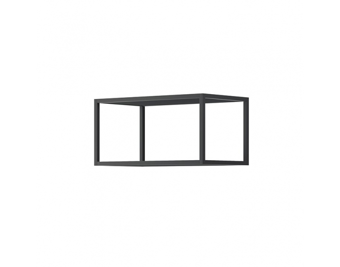 Obývacia izba Spring - dub artisan / biela / grafit / čierna