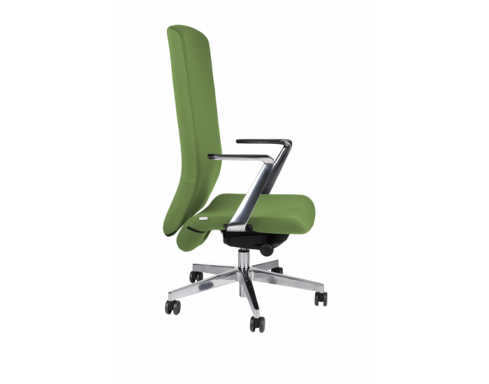 Kancelárska stolička s podrúčkami Starmit AL1 - zelená / chróm