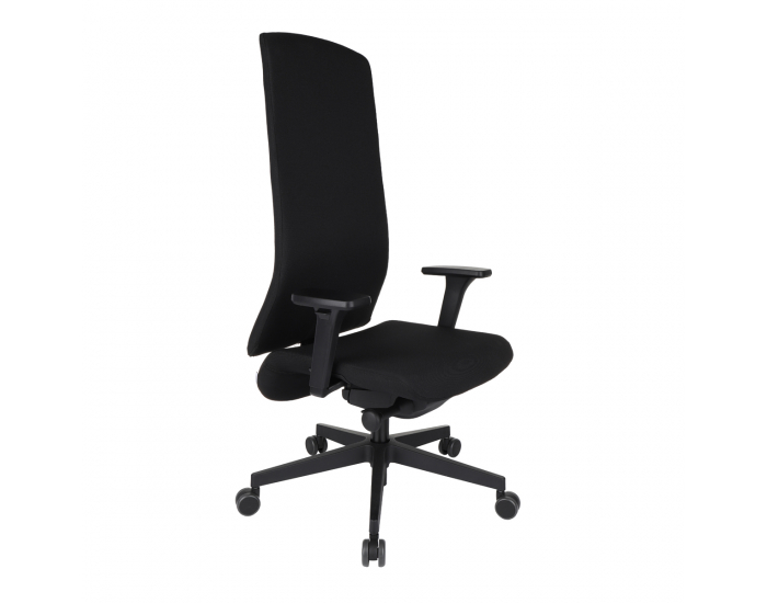 Kancelárska stolička s podrúčkami Starmit B - čierna