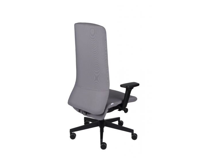 Kancelárska stolička s podrúčkami Starmit B - sivá (Note 05) / čierna