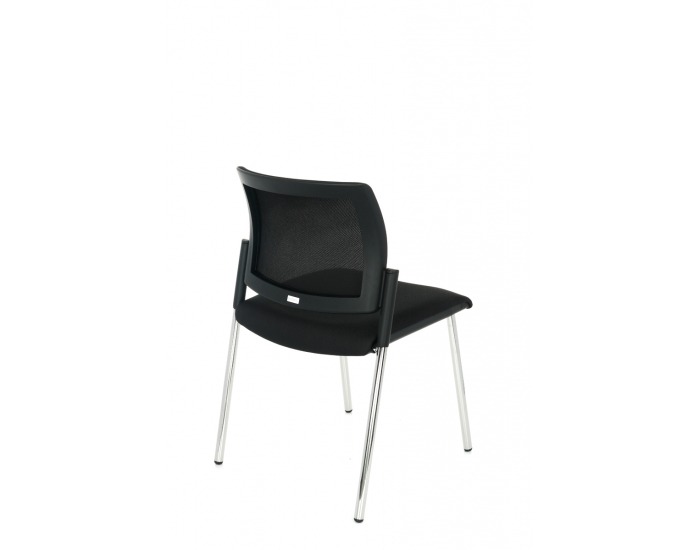 Konferenčná stolička Steny Net - čierna / chróm
