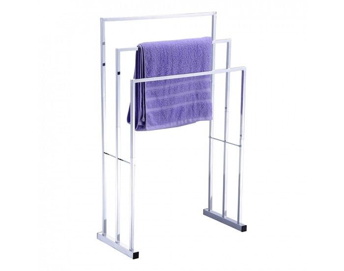 Stojan na uteráky Poldi - chrómová