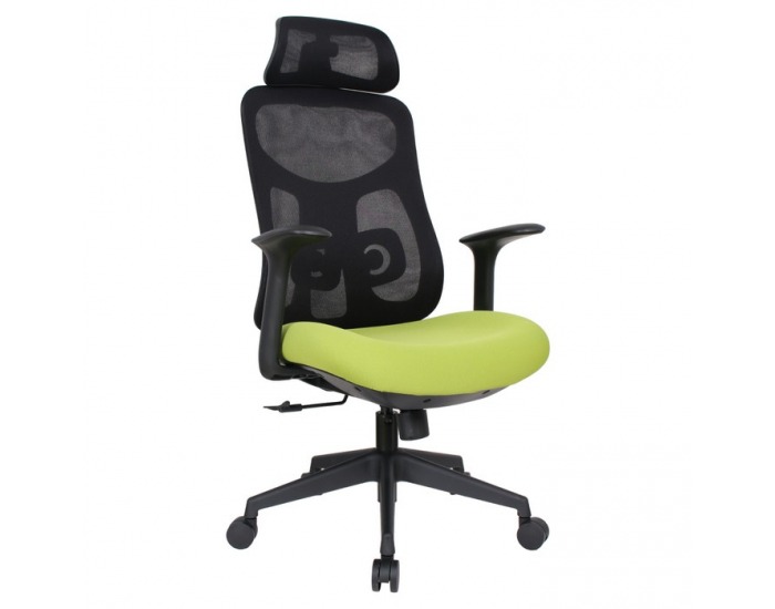Kancelárske kreslo Sulivan - zelená / čierna