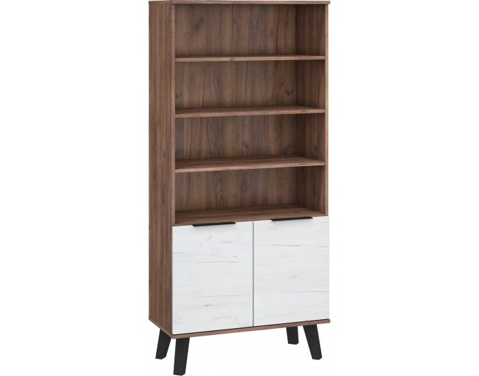 Regál Sven SVN-08 - craft tobaco / craft biely