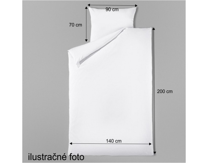 Antialergický paplón a vankúš Sweet 140x200/70x90 cm - biela