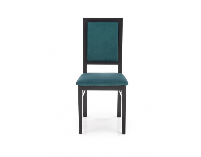 Jedálenská stolička Sylwek 1 - čierna / tmavozelená