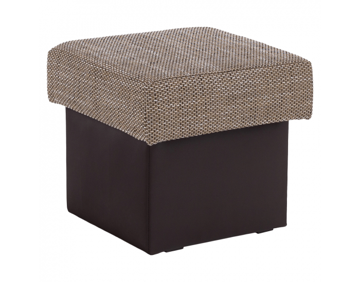 Taburetka T1 - cappuccino / tmavohnedá