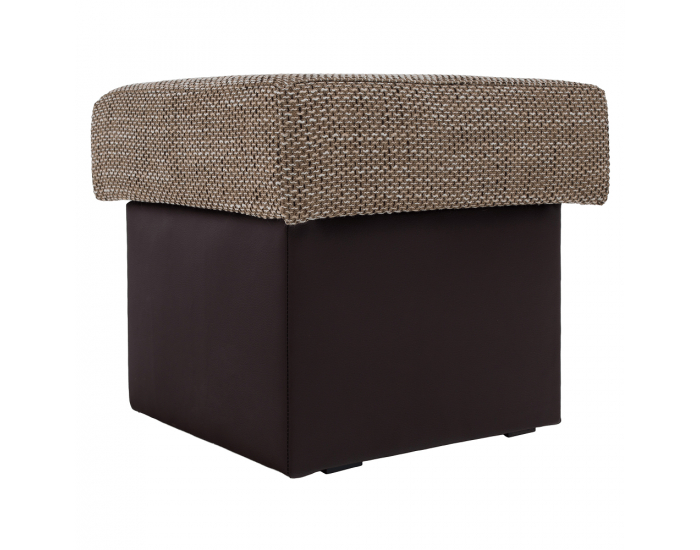 Taburetka T1 - cappuccino / tmavohnedá