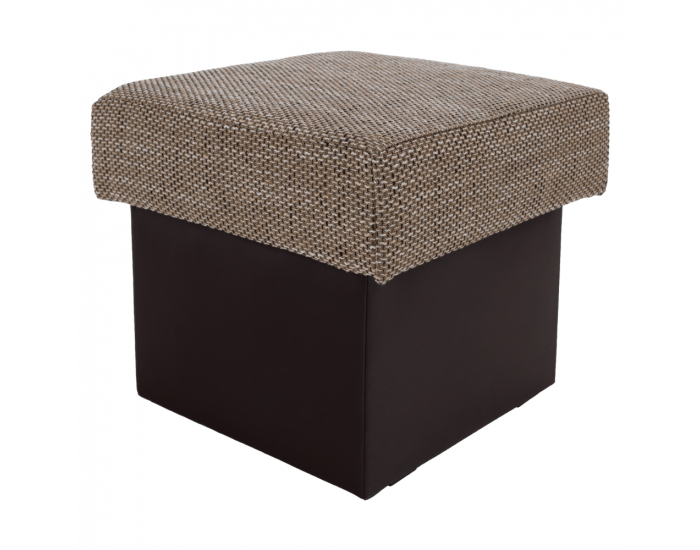 Taburetka T1 - cappuccino / tmavohnedá