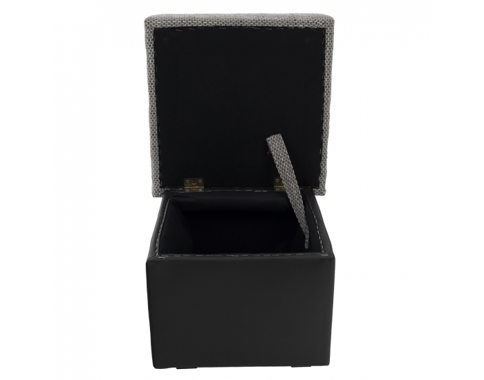 Taburetka T1 - sivá / čierna