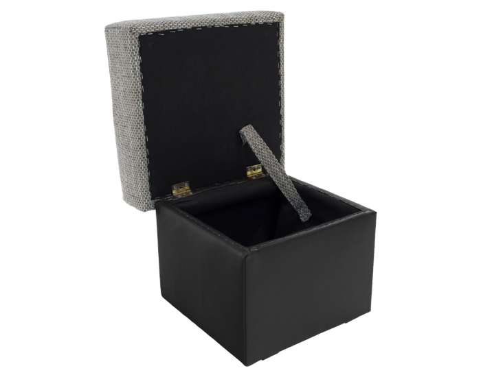 Taburetka T1 - sivá / čierna