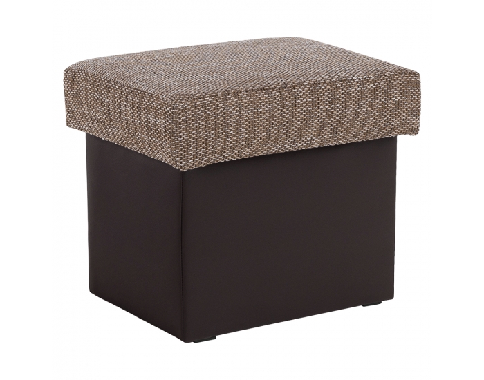 Taburetka T2 - cappuccino / tmavohnedá