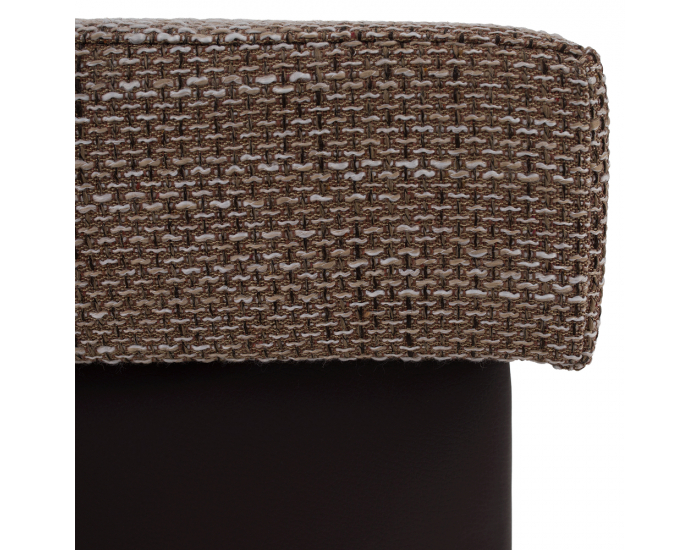 Taburetka T2 - cappuccino / tmavohnedá