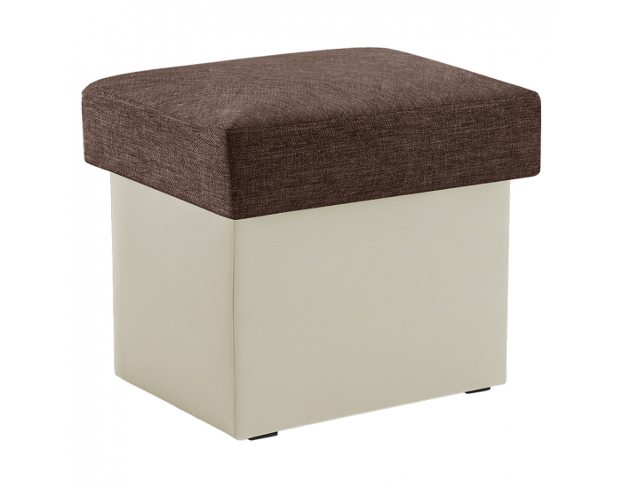 Taburetka T2 - hnedá / béžová