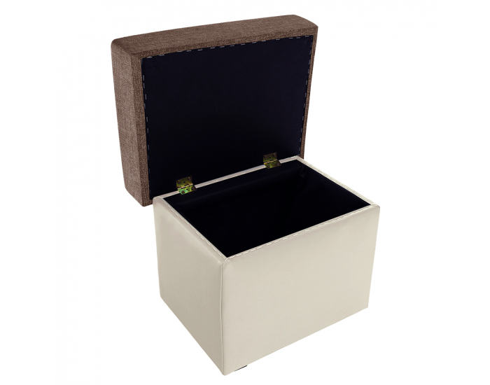 Taburetka T2 - hnedá / béžová