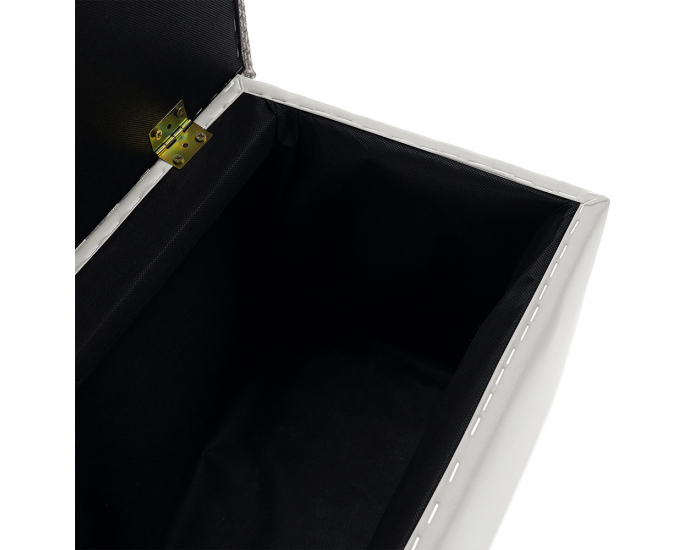 Taburetka T2 - sivá (Berlin 01) / biela (Soft 17)