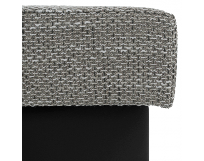 Taburetka T2 - sivá / čierna