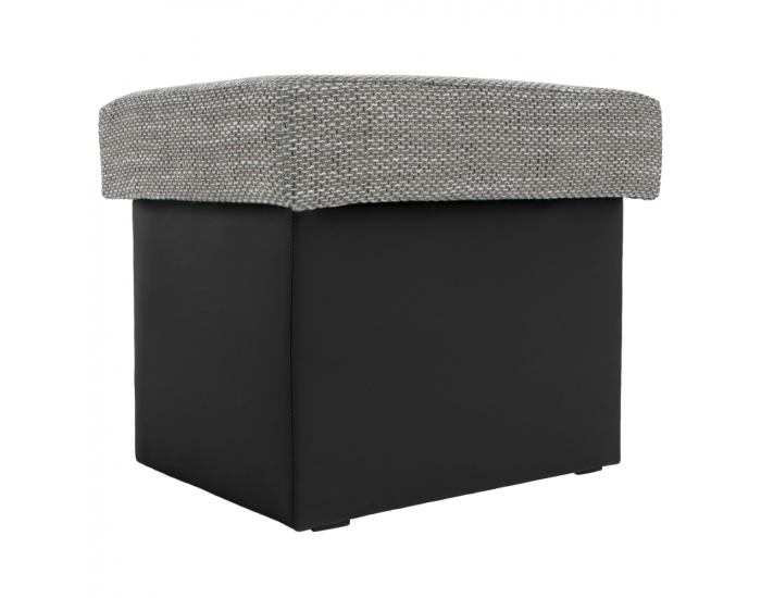 Taburetka T2 - sivá / čierna