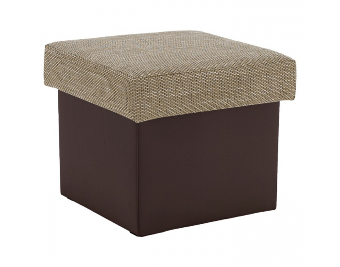 Taburetka T3 - cappuccino / tmavohnedá