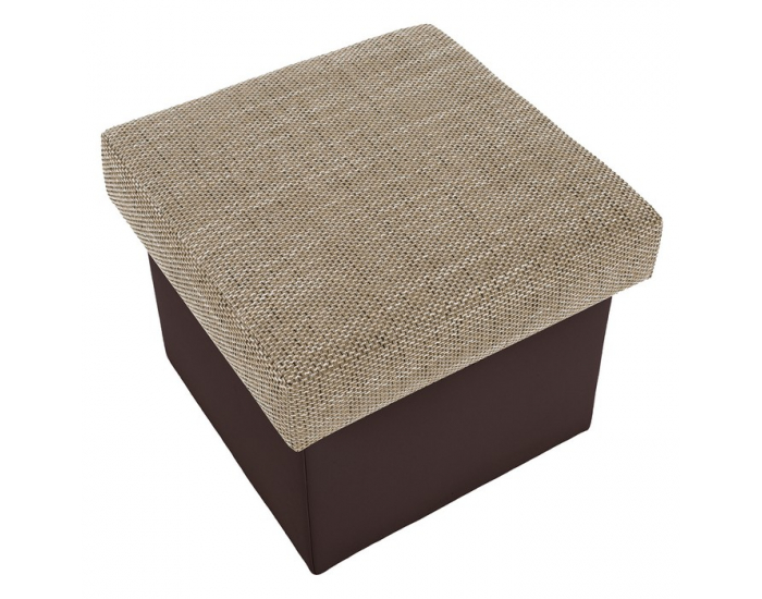 Taburetka T3 - cappuccino / tmavohnedá