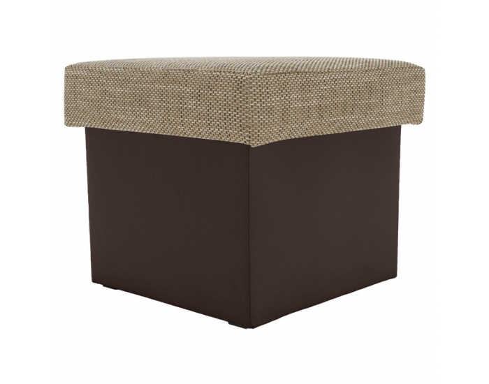 Taburetka T3 - cappuccino / tmavohnedá