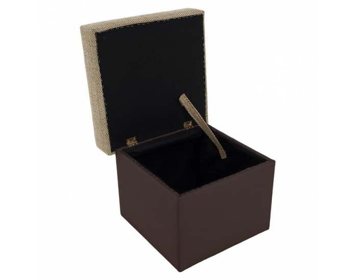 Taburetka T3 - cappuccino / tmavohnedá